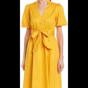 Midi length Jealous Tomato yellow dress Sz M